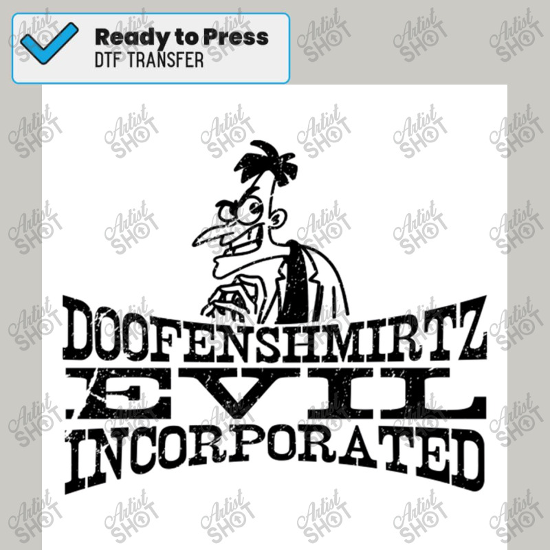 Doofenshmirtz Poster Dtf Transfer | Artistshot