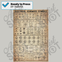 Electrical Schematic Symbols Poster Dtf Transfer | Artistshot