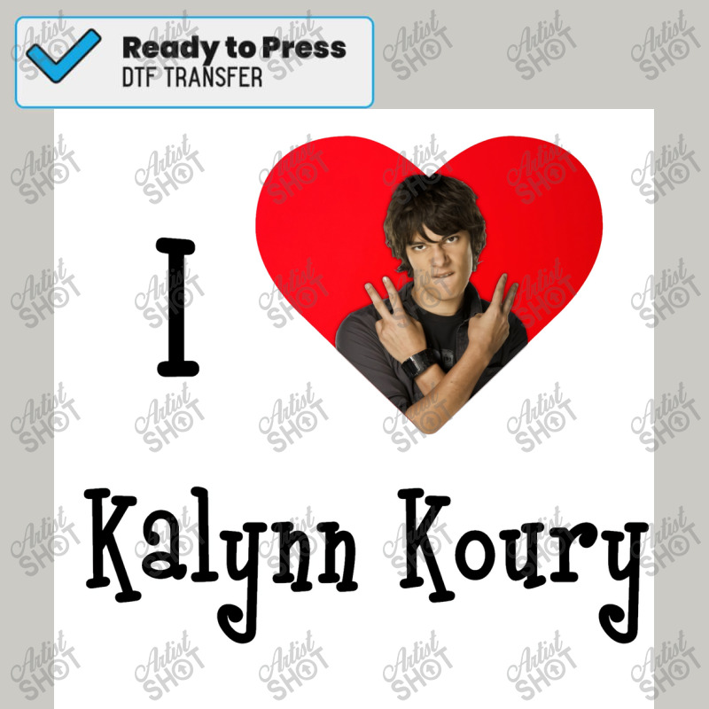 I Heart Kalynn Koury Sinjin Drowning Poster Copy Copy Dtf Transfer | Artistshot