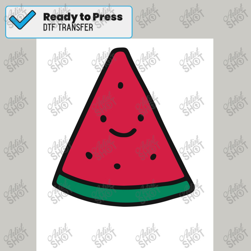 Big Happy Face Watermelon Fruit  Poster Dtf Transfer | Artistshot