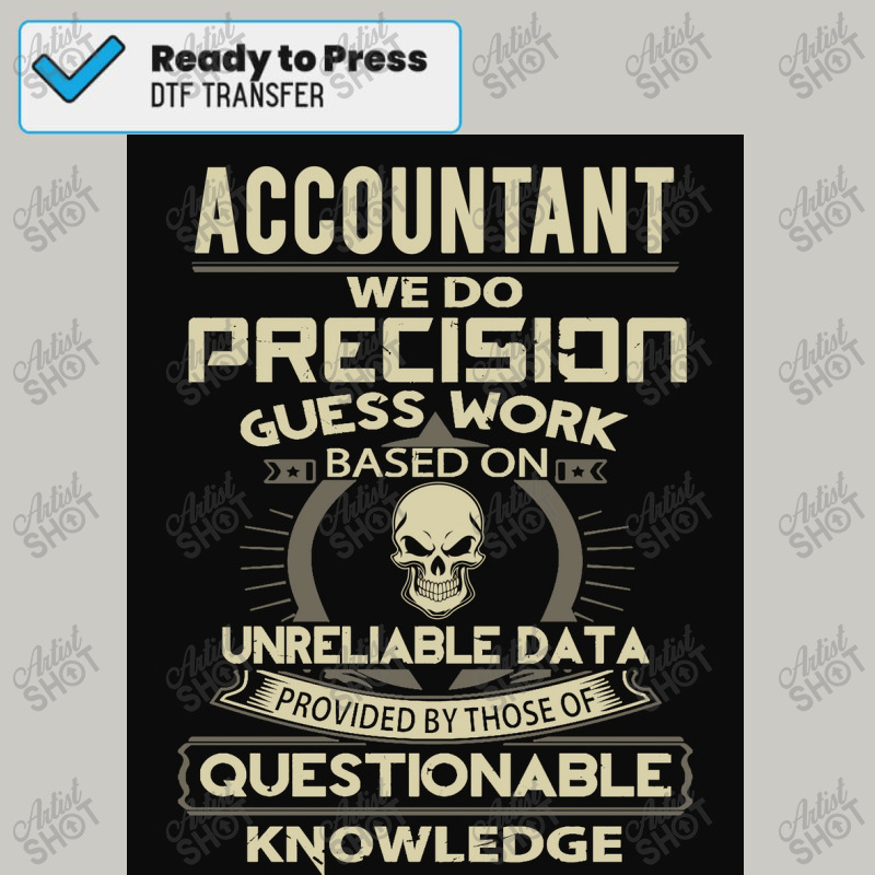 Accountant Knowledge Poster Dtf Transfer | Artistshot