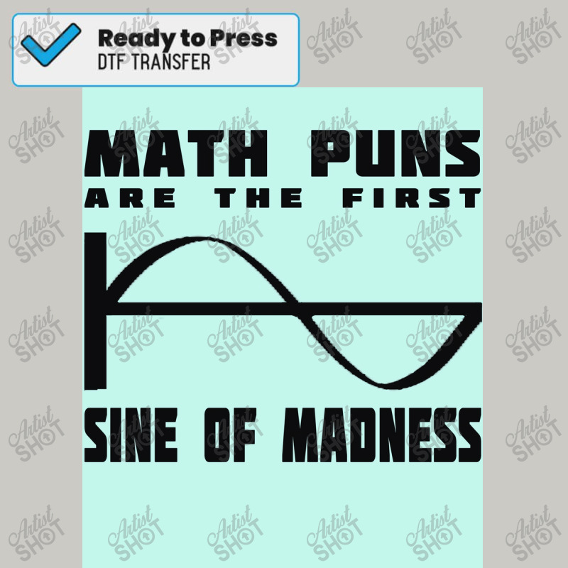 Math Puns Madness Poster Dtf Transfer | Artistshot