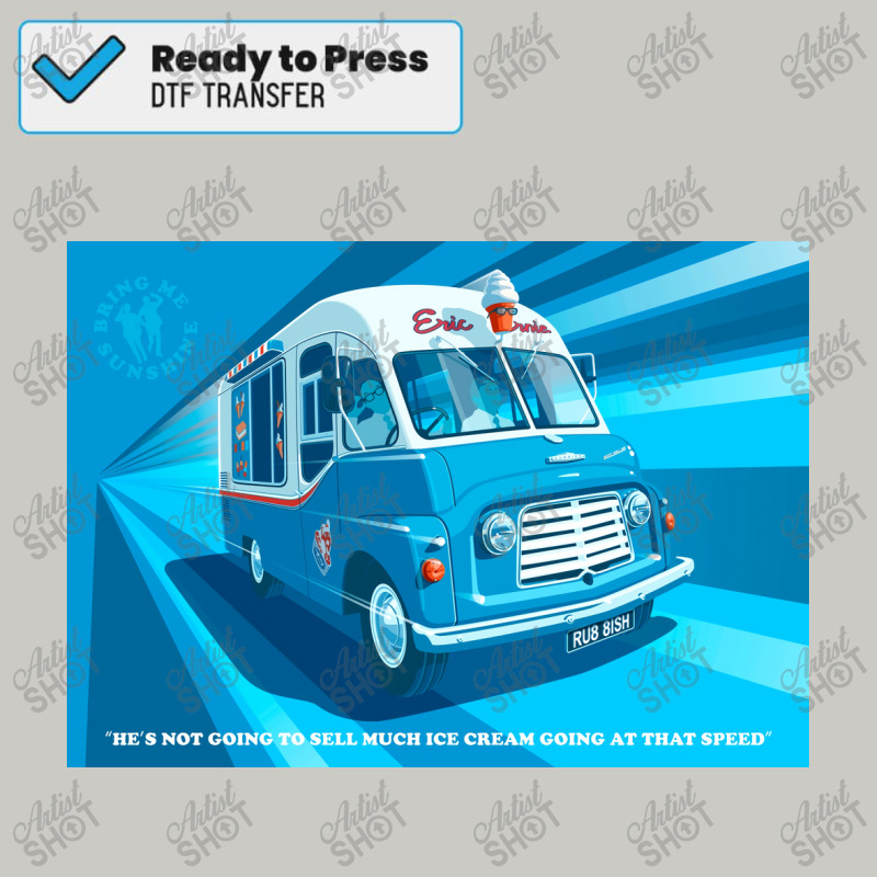 Morecambe And Wise Ice Cream Van Poster Dtf Transfer | Artistshot