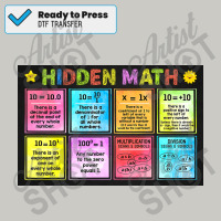 Math Classroom Poster, Hidden Math, Math Lover, Back To School, Welcom Dtf Transfer | Artistshot