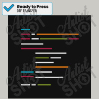 Lines Of Code On Dark Mode For Programming Lovers Poster Copy Dtf Transfer | Artistshot