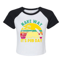 Novel Writer Pub Day Just Published Author Publish Raglan Crop Top | Artistshot