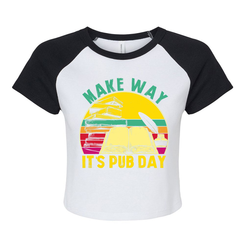 Novel Writer Pub Day Just Published Author Publish Raglan Crop Top by GrayceMeekin | Artistshot