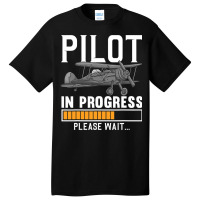 Pilot Art Men Women Airline Future Pilot Aviation  Basic T-shirt | Artistshot