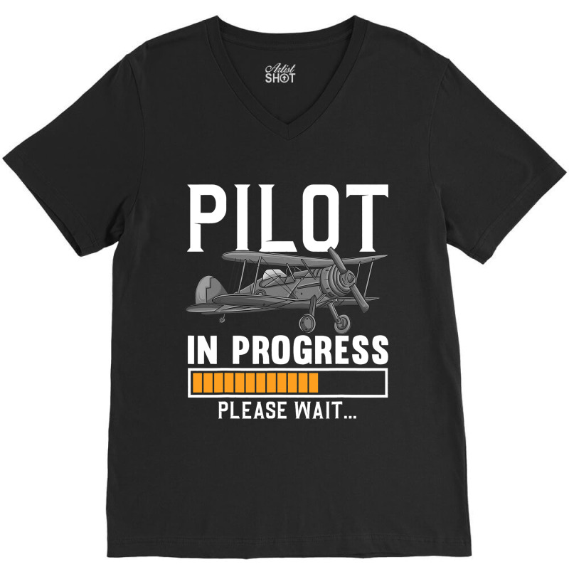 Pilot Art Men Women Airline Future Pilot Aviation  V-neck Tee | Artistshot