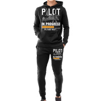 Pilot Art Men Women Airline Future Pilot Aviation  Hoodie & Jogger Set | Artistshot