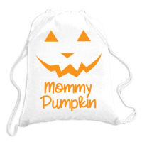 Mommy Pumpkin Halloween Family Matching Pumpkin Mom Lover Sweatshirt Drawstring Bags | Artistshot