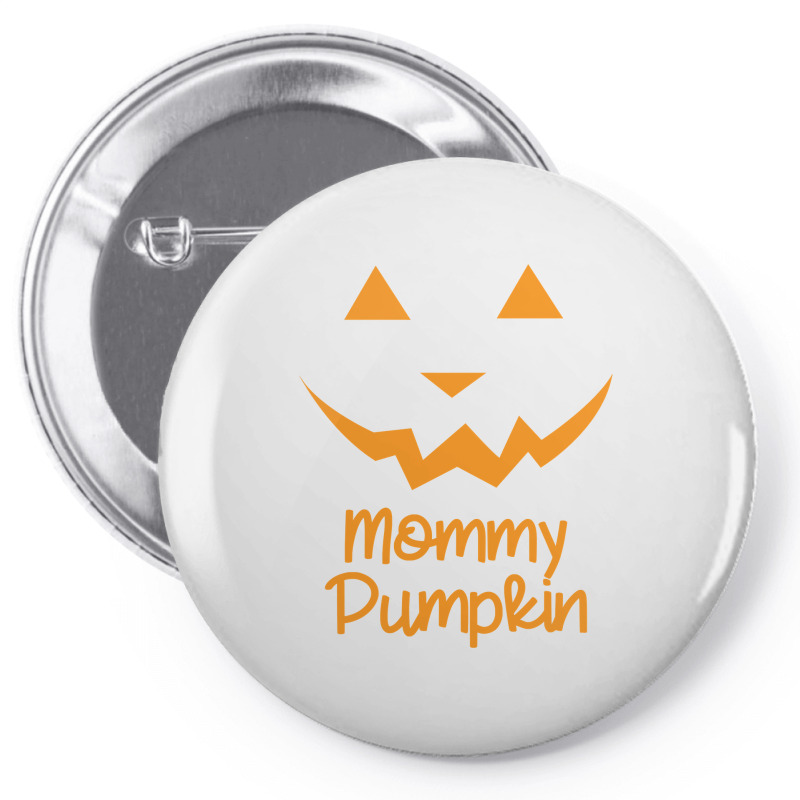 Mommy Pumpkin Halloween Family Matching Pumpkin Mom Lover Sweatshirt Pin-back Button | Artistshot