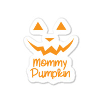 Mommy Pumpkin Halloween Family Matching Pumpkin Mom Lover Sweatshirt Sticker | Artistshot