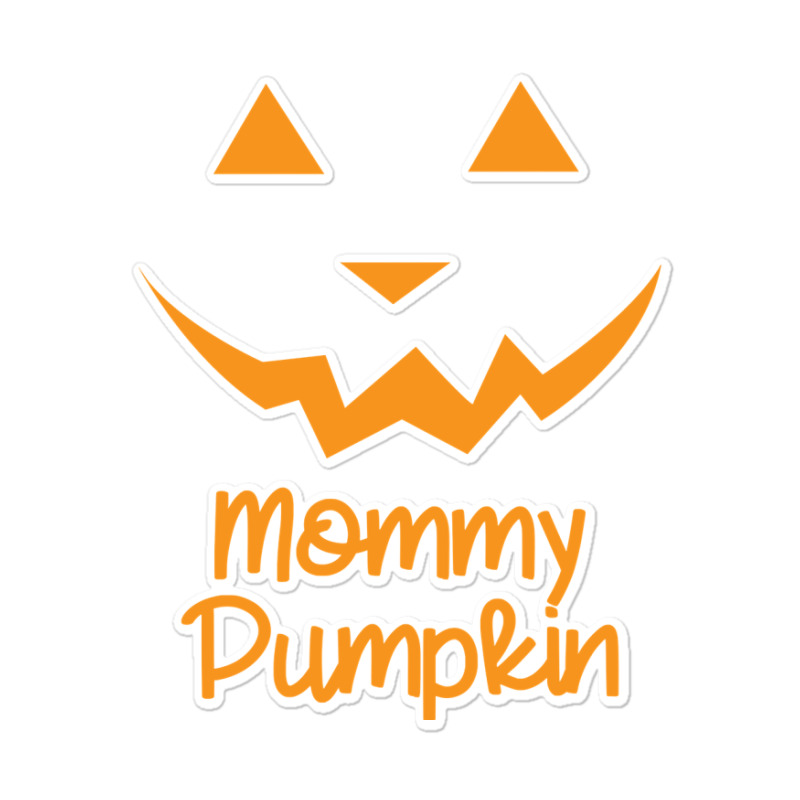 Mommy Pumpkin Halloween Family Matching Pumpkin Mom Lover Sweatshirt Sticker | Artistshot