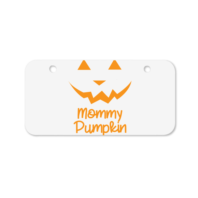 Mommy Pumpkin Halloween Family Matching Pumpkin Mom Lover Sweatshirt Bicycle License Plate | Artistshot