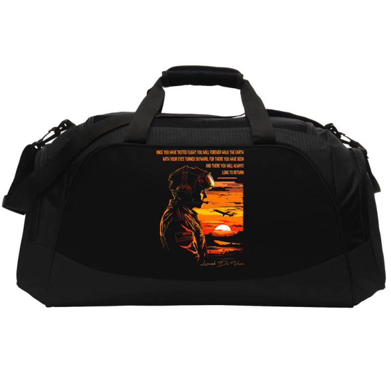 Pilot Aviation Airplane Airline Helicopter Jet And Active Duffel | Artistshot