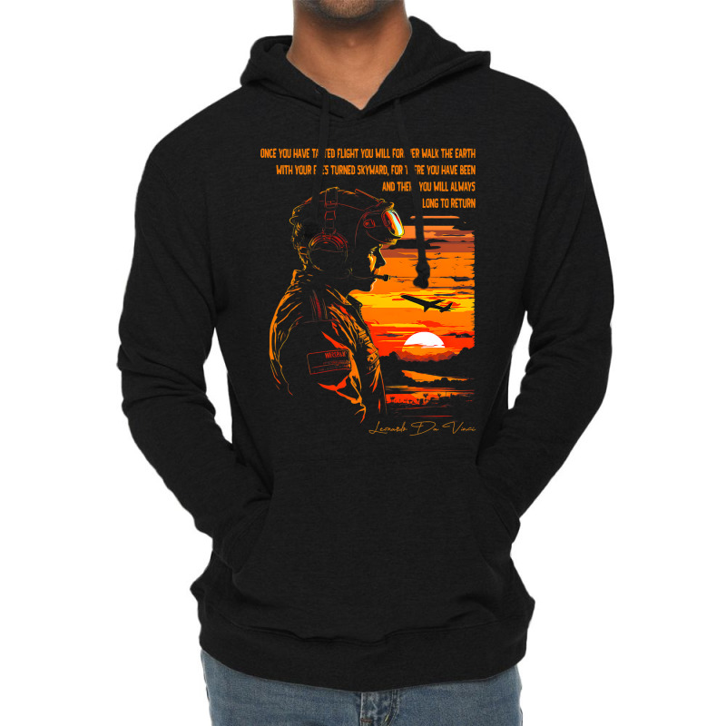 Pilot Aviation Airplane Airline Helicopter Jet And Lightweight Hoodie | Artistshot