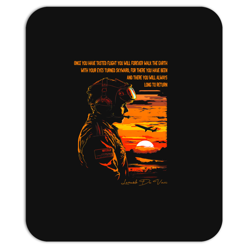 Pilot Aviation Airplane Airline Helicopter Jet And Mousepad | Artistshot