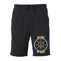 My Boat My Rules Seaman Sailor Mariner Seafarer Oc Fleece Short | Artistshot