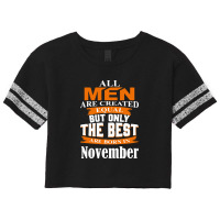 All Men Are Created (november) Scorecard Crop Tee | Artistshot