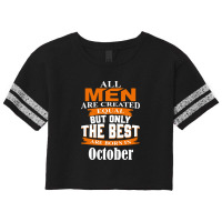 All Men Are Created (october) Scorecard Crop Tee | Artistshot