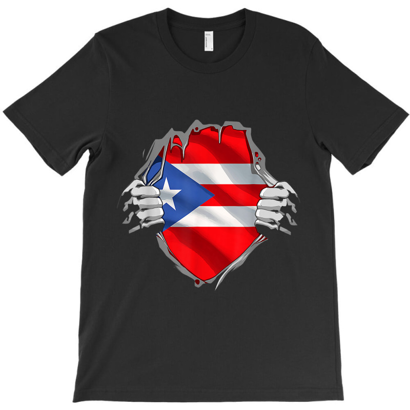 Puerto Rico Roots Flag Heritage Puerto Rican Dna V T-shirt | Artistshot