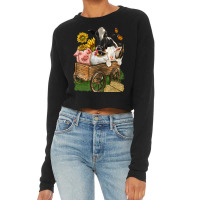 Farm Animals Wagon Cropped Sweater | Artistshot