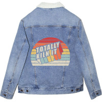 Retro Vintage Funny Pottery Ceramics Artist Totall Unisex Sherpa-lined Denim Jacket | Artistshot