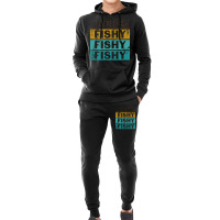 Here Fishy Fishy Fishy T  Shirthere Fishy Fishy Fishy Fishermen Gift F Hoodie & Jogger Set | Artistshot