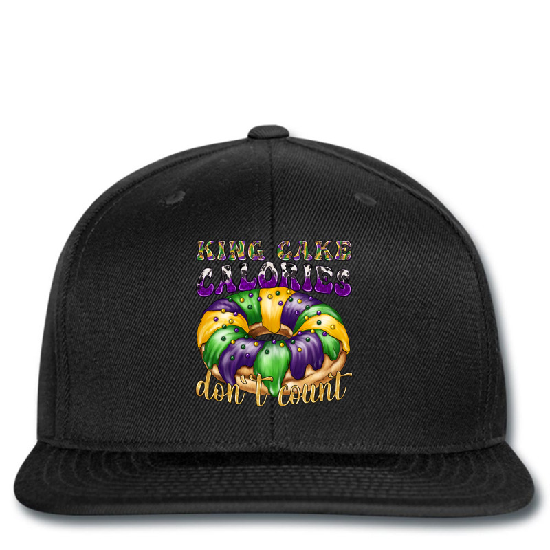 Mardi Gras King Cake Calories Don't Count Printed Hat | Artistshot