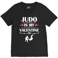 Judo Is My Valentine T  Shirt Judo Is My Valentine T  Shirt Funny Humo V-neck Tee | Artistshot