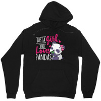 Just A Girl Who Loves Pandas T  Shirt Just A Girl Who Loves Pandas T Unisex Hoodie | Artistshot