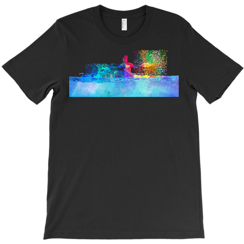 Kayak T  Shirt Kayak In Watercolor T  Shirt (2) T-shirt | Artistshot