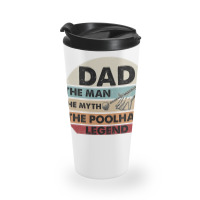 Retro Billiard Player Dad Billiards Pool Vintage G Travel Mug | Artistshot