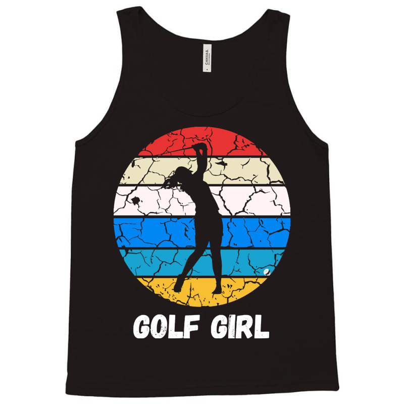 Retro Golf Sport T  Shirt Golf Girl T  Shirt Tank Top | Artistshot