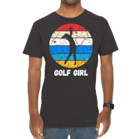 Retro Golf Sport T  Shirt Golf Girl T  Shirt Vintage T-shirt | Artistshot