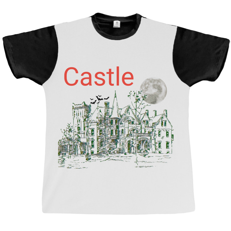 Old Castle Graphic T-shirt by ellyas | Artistshot