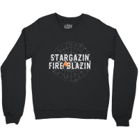 Stargazing Fire Blazing Constellation Astronomy St Crewneck Sweatshirt | Artistshot