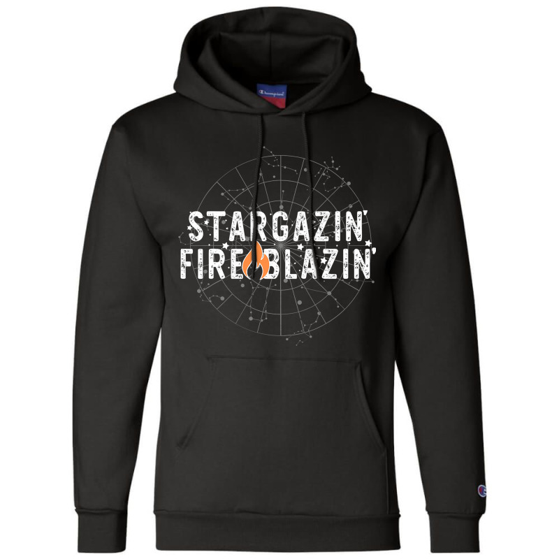 Stargazing Fire Blazing Constellation Astronomy St Champion Hoodie by MarquisGoldsmith | Artistshot