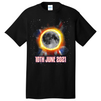 Total Partial Eclipse Shirt June 10 Uk British Lun Basic T-shirt | Artistshot