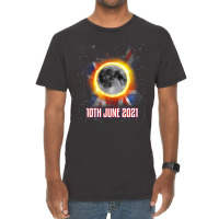 Total Partial Eclipse Shirt June 10 Uk British Lun Vintage T-shirt | Artistshot