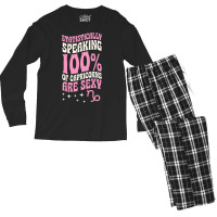 Statistically Speaking 100 Percent Of Capricorns A Men's Long Sleeve Pajama Set | Artistshot