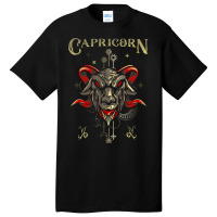 Sea Goat Zodiac Sign Symbol Horoscope Capricorn Basic T-shirt | Artistshot