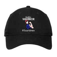 Vintage Frontline Warrior Social Worker Xmas For W Adjustable Cap | Artistshot