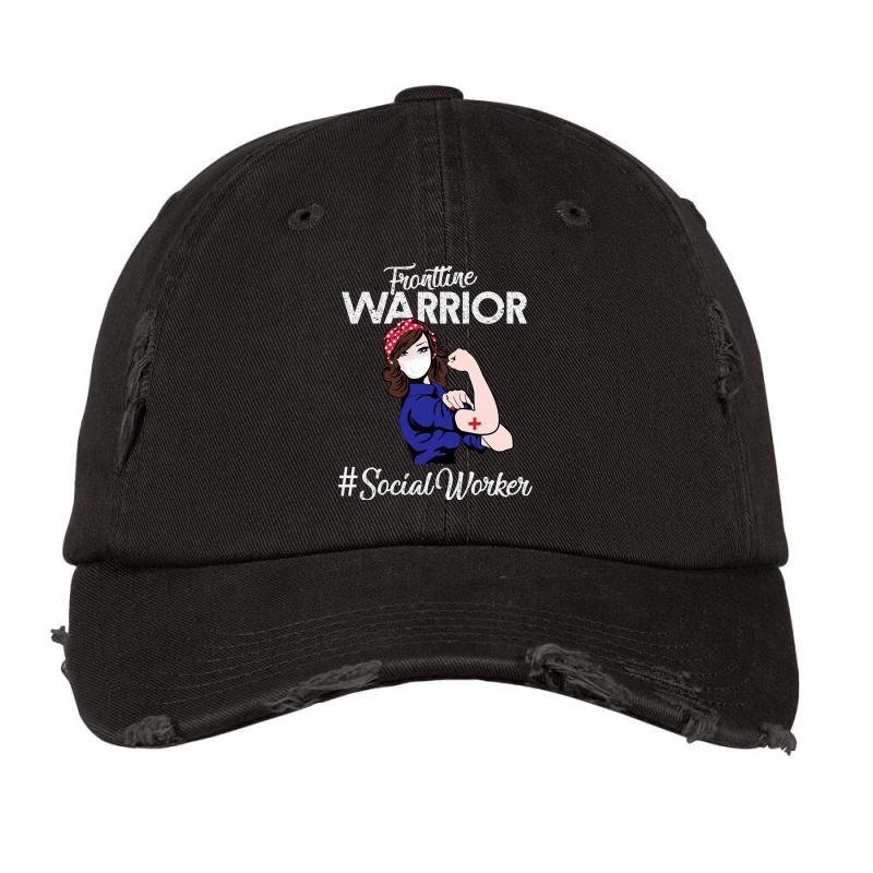 Vintage Frontline Warrior Social Worker Xmas For W Vintage Cap | Artistshot