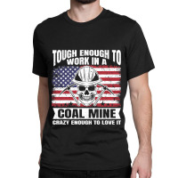 Usa Flag Coalminer Coal Miner Coal Mining 2 Classic T-shirt | Artistshot