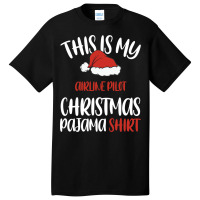 This Is My Airline Pilot Christmas Pajama Shirt Sa Basic T-shirt | Artistshot