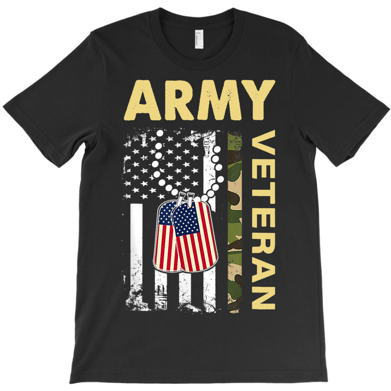 Vintage Army Shirt Veteran Day American Flag Women T-shirt | Artistshot