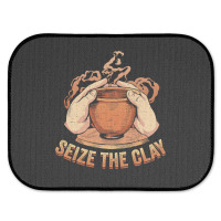 Seize The Clay For A Ceramics Artist Rear Car Mat | Artistshot