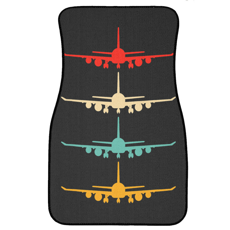 Vintage Aviation Airplane Flying Airline Funny Vin Front Car Mat | Artistshot